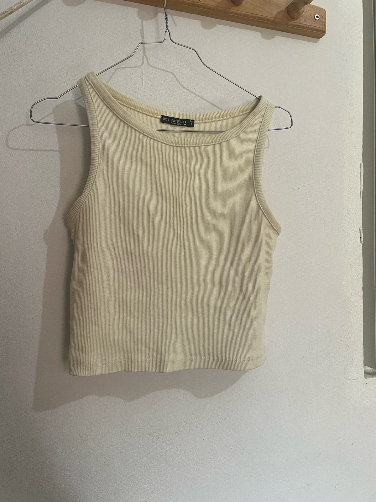 Sans manches beige