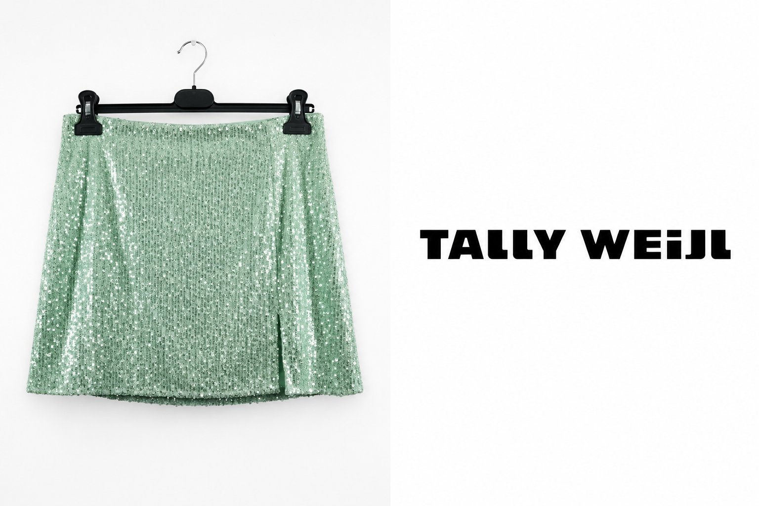 La tendance d'été 2026 ❤️‍🔥❤️‍🔥 ✨ Jupe à sequins turquoise – Tally Weijl ✨️