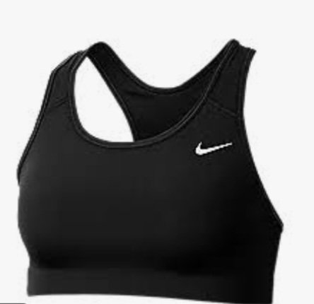 Brassière de sport Nike noire – maintien confortable