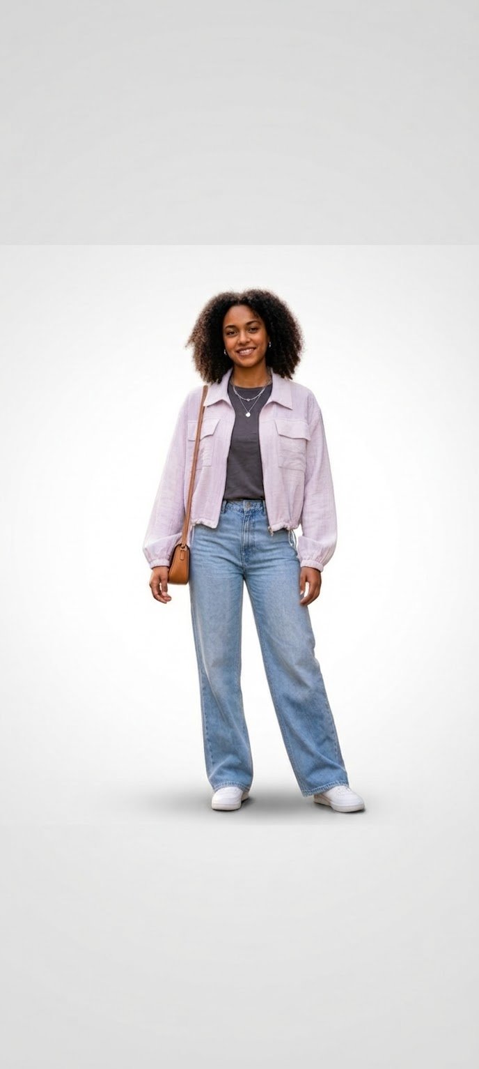 Veste violet lilas 