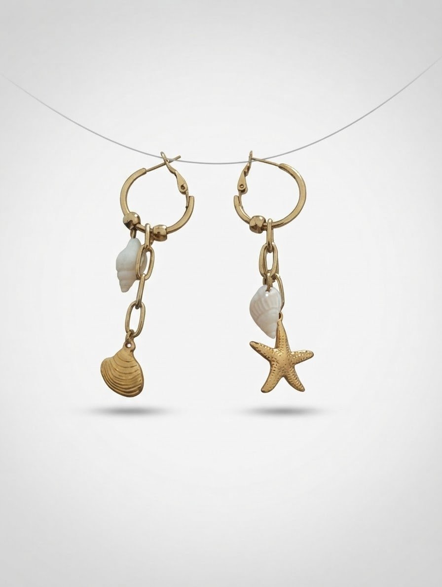 Des boucles d'oreilles 