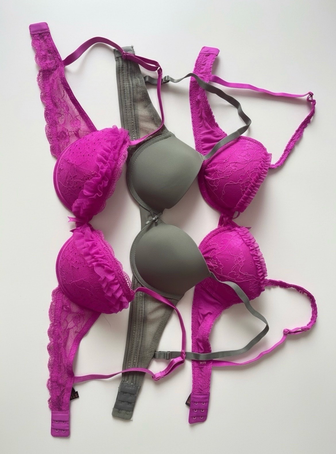 Pack 3 soutiens gorge 85B de la marque UNDIZ 💕
