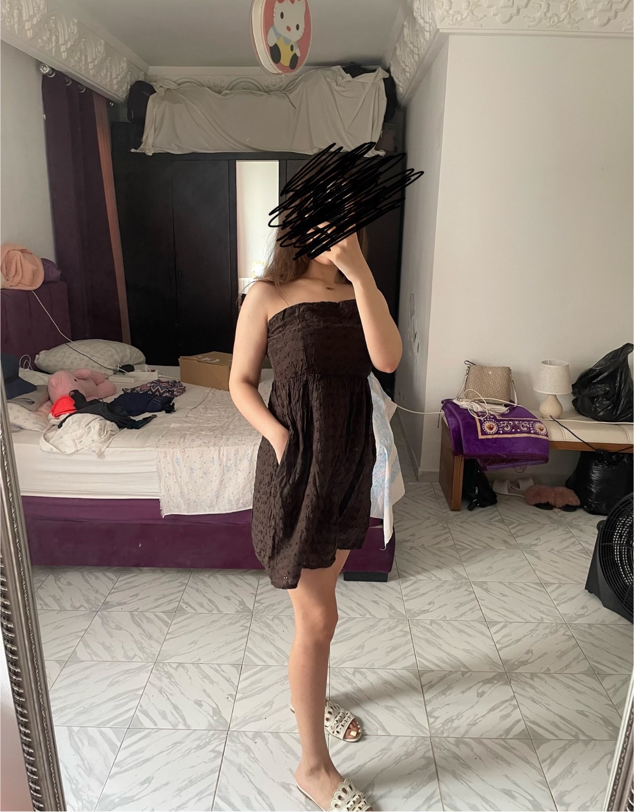Robe kamraya avec poche 