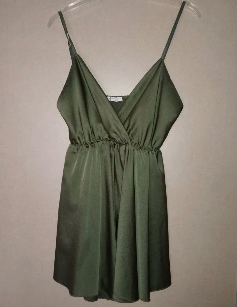 Combi robe short en satin 💚💚