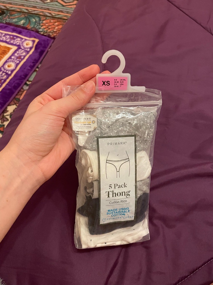 5 pack thong Primark