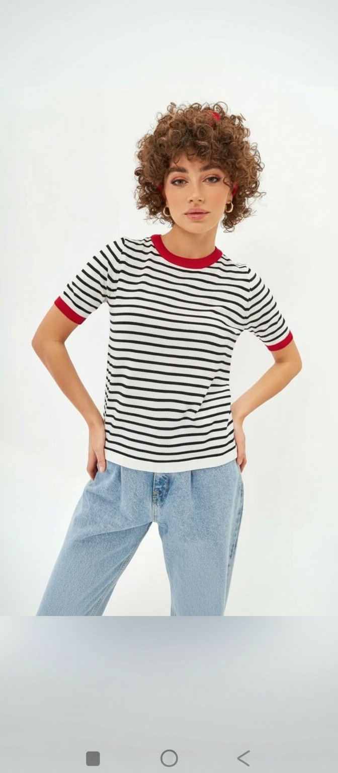 Pull ajusté rillet tailleM