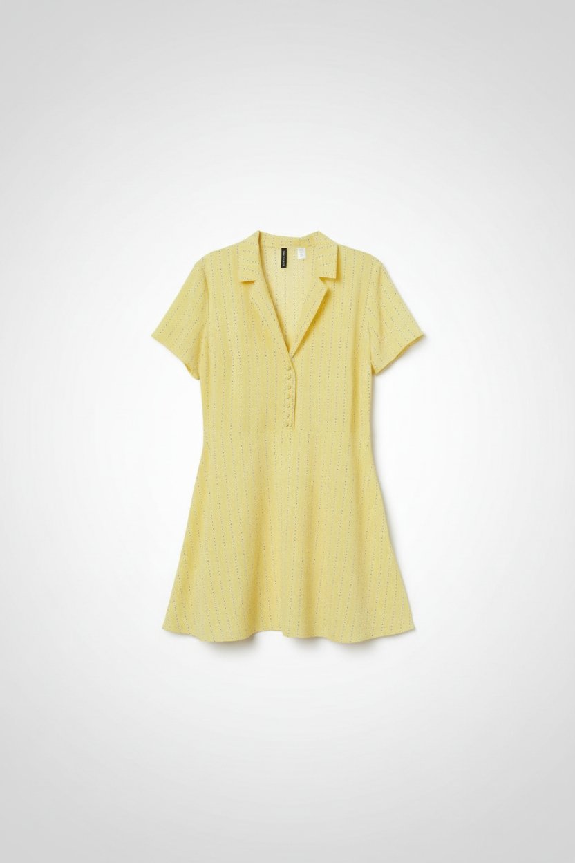 Robe H&M jaune pastel taille 38/M