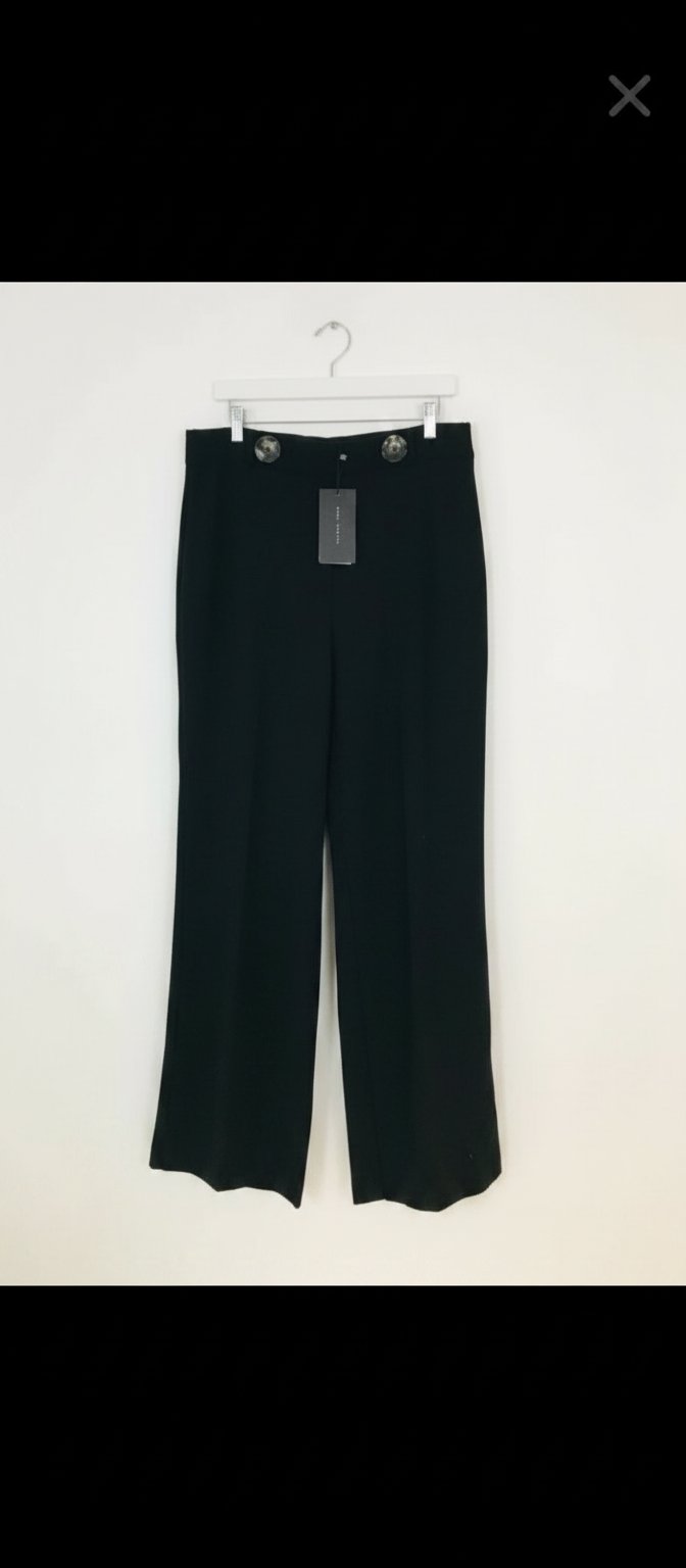 Pantalon large zara taille M