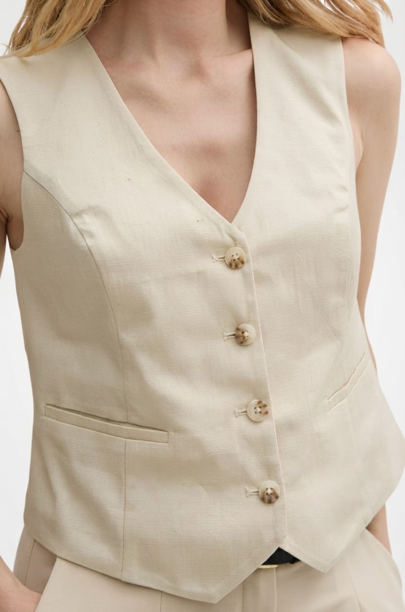 Chemise beige H&m