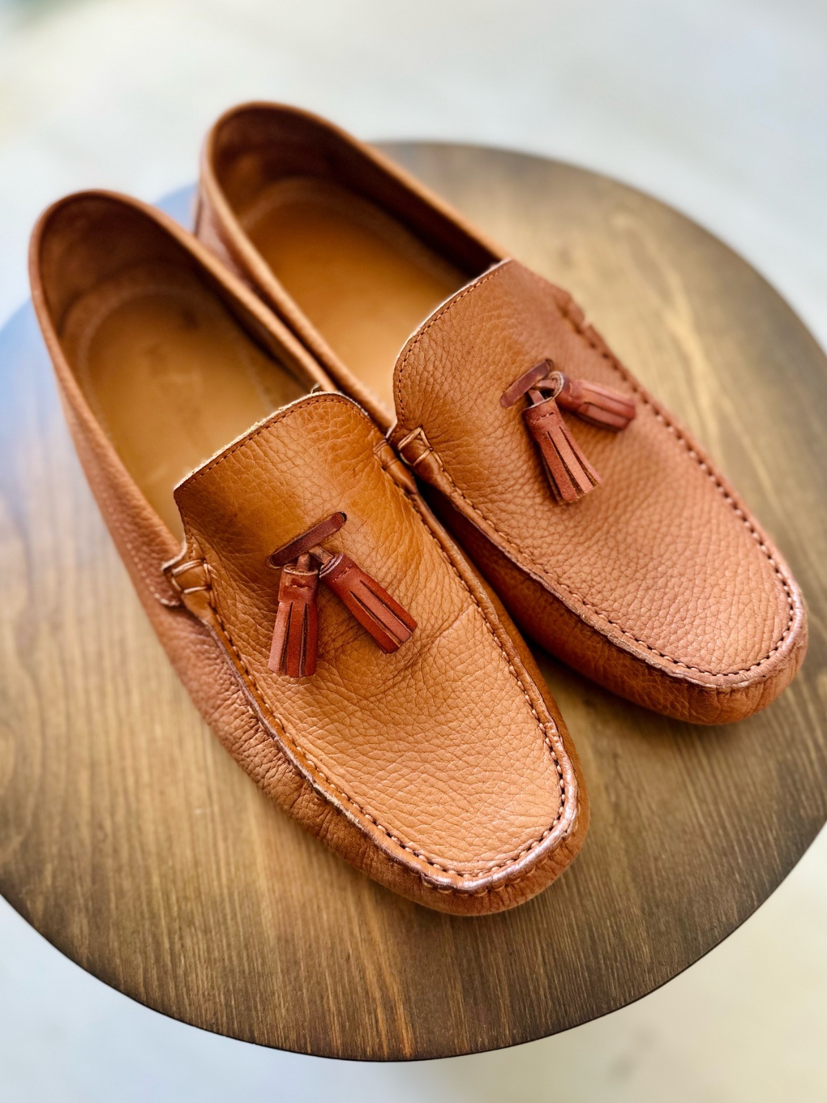Chaussures Mocassins Cognac
