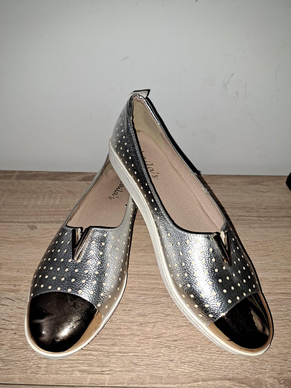 Espadrilles argents et dorés 