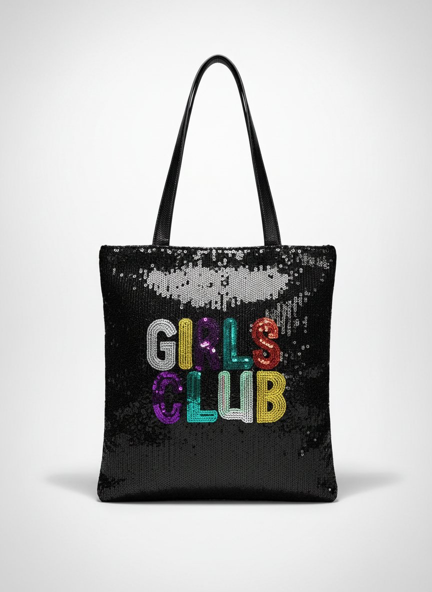 Tote bag pailletée noire 🖤🖤🖤