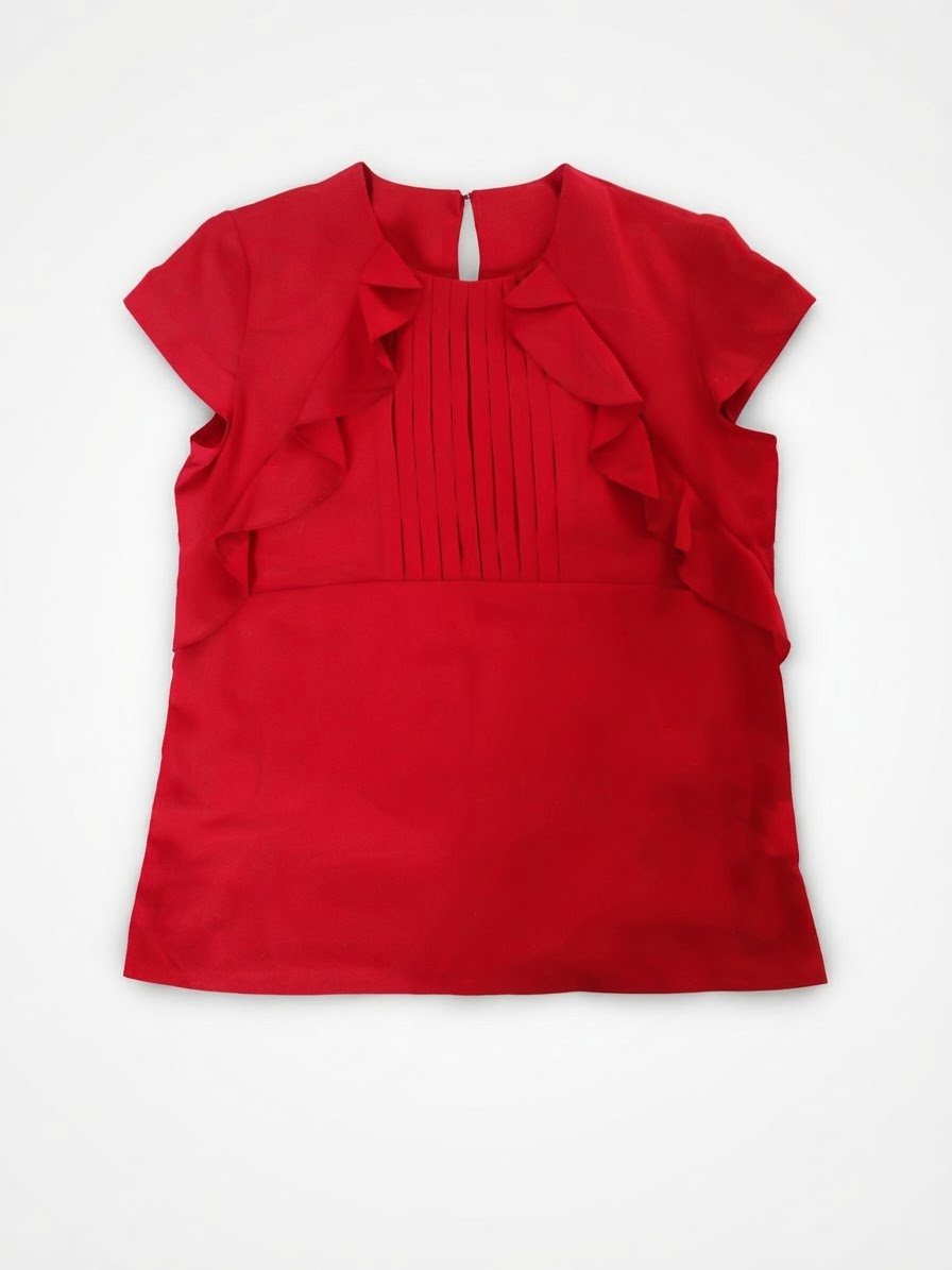 Haut rouge marque Di mare 