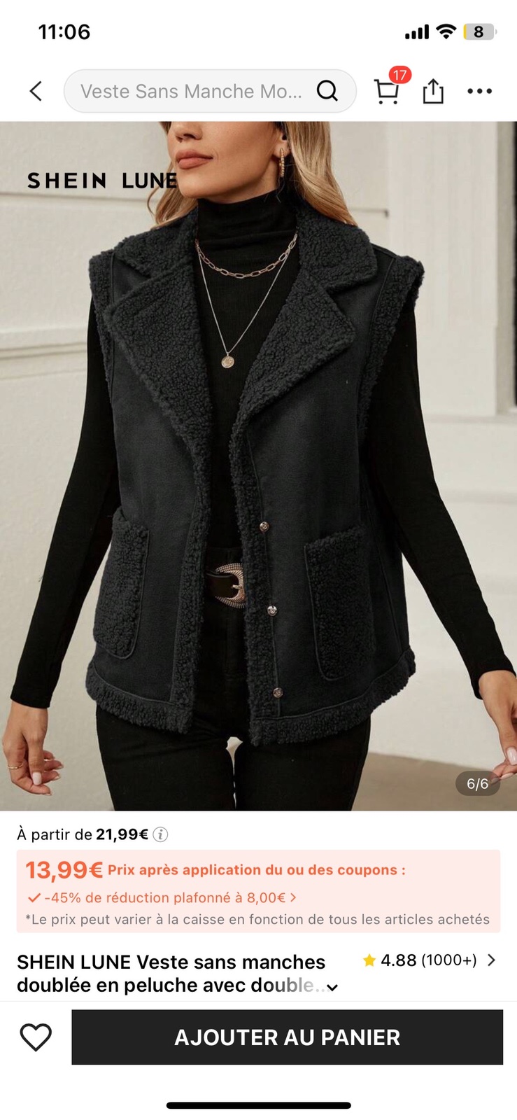 Veste décontractée sans manches