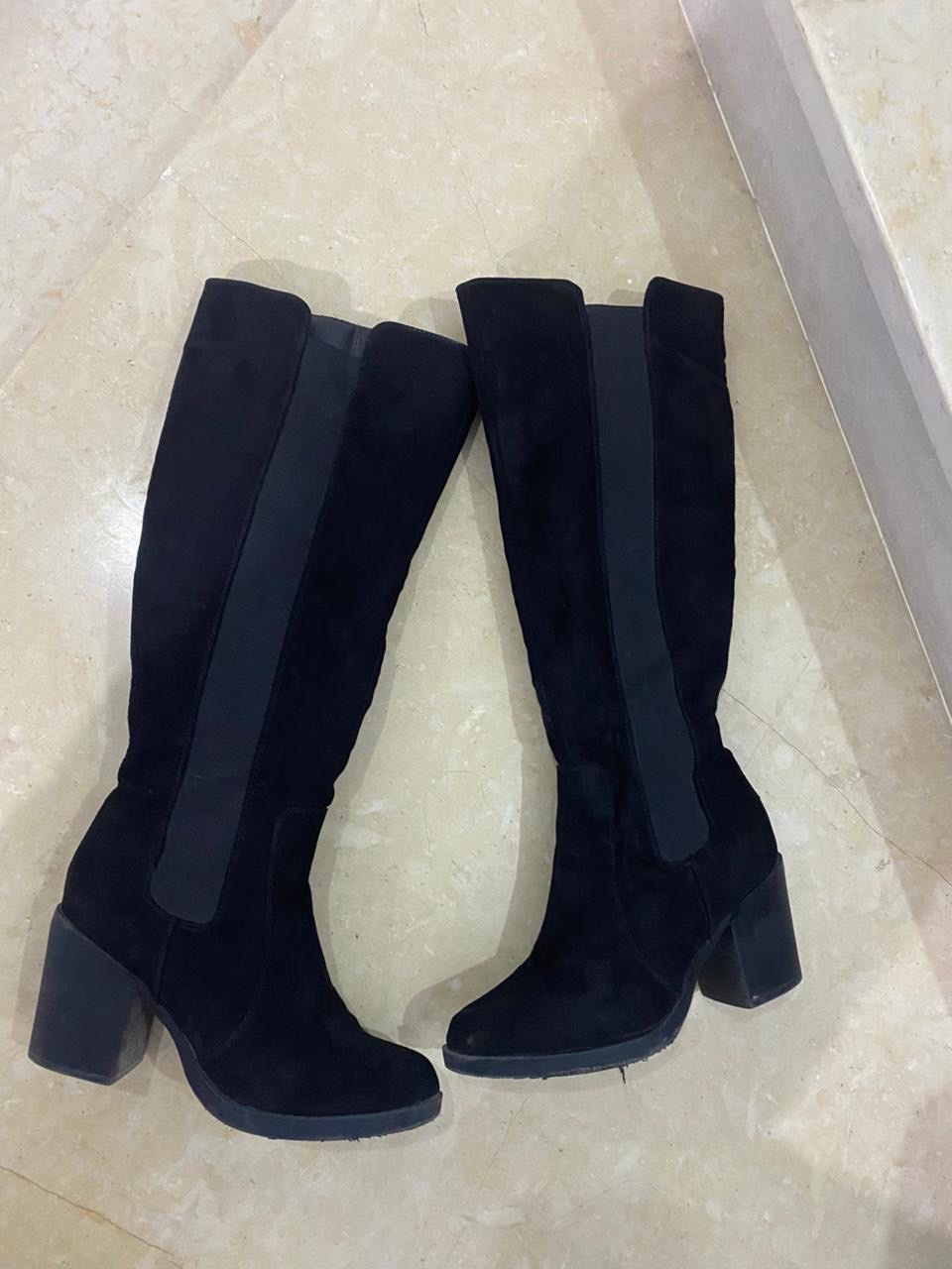 Botte noir pour femme