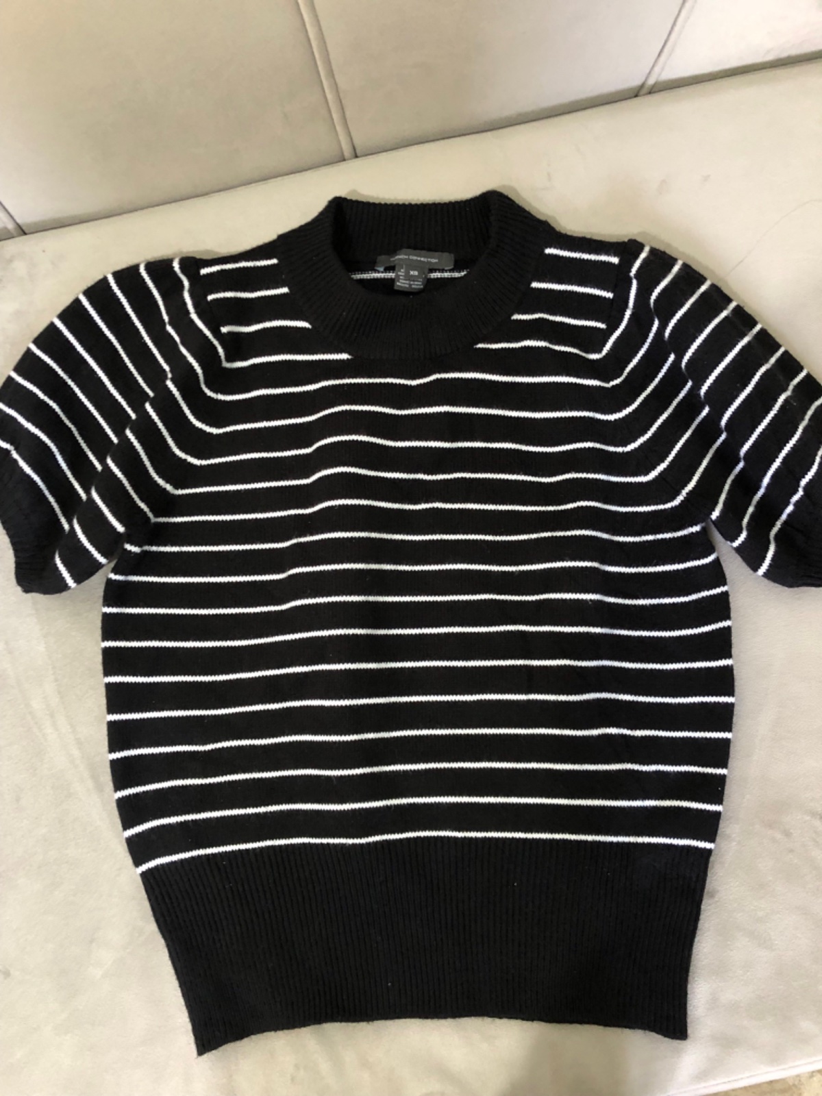 Tshirt tricotée rayée tendance