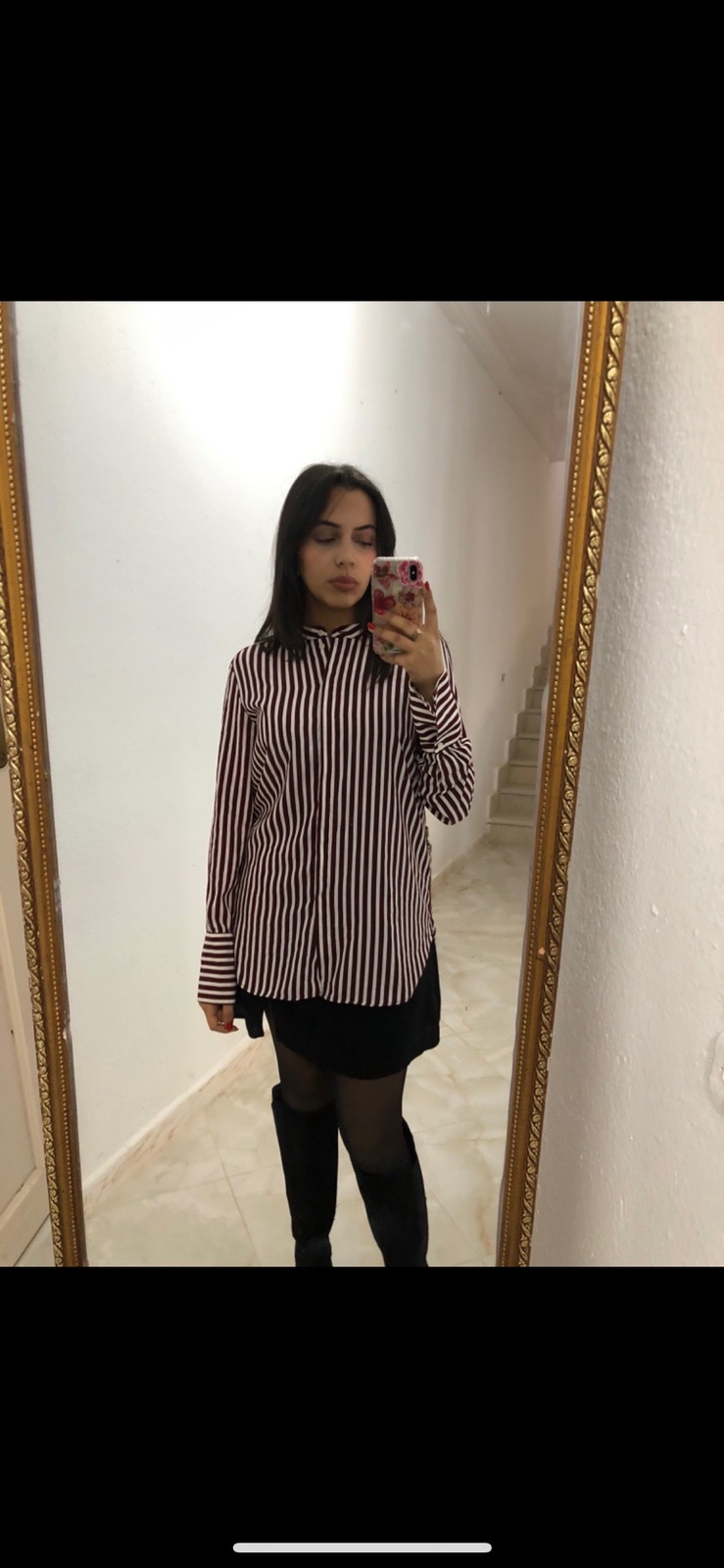 Chemise effet satinée