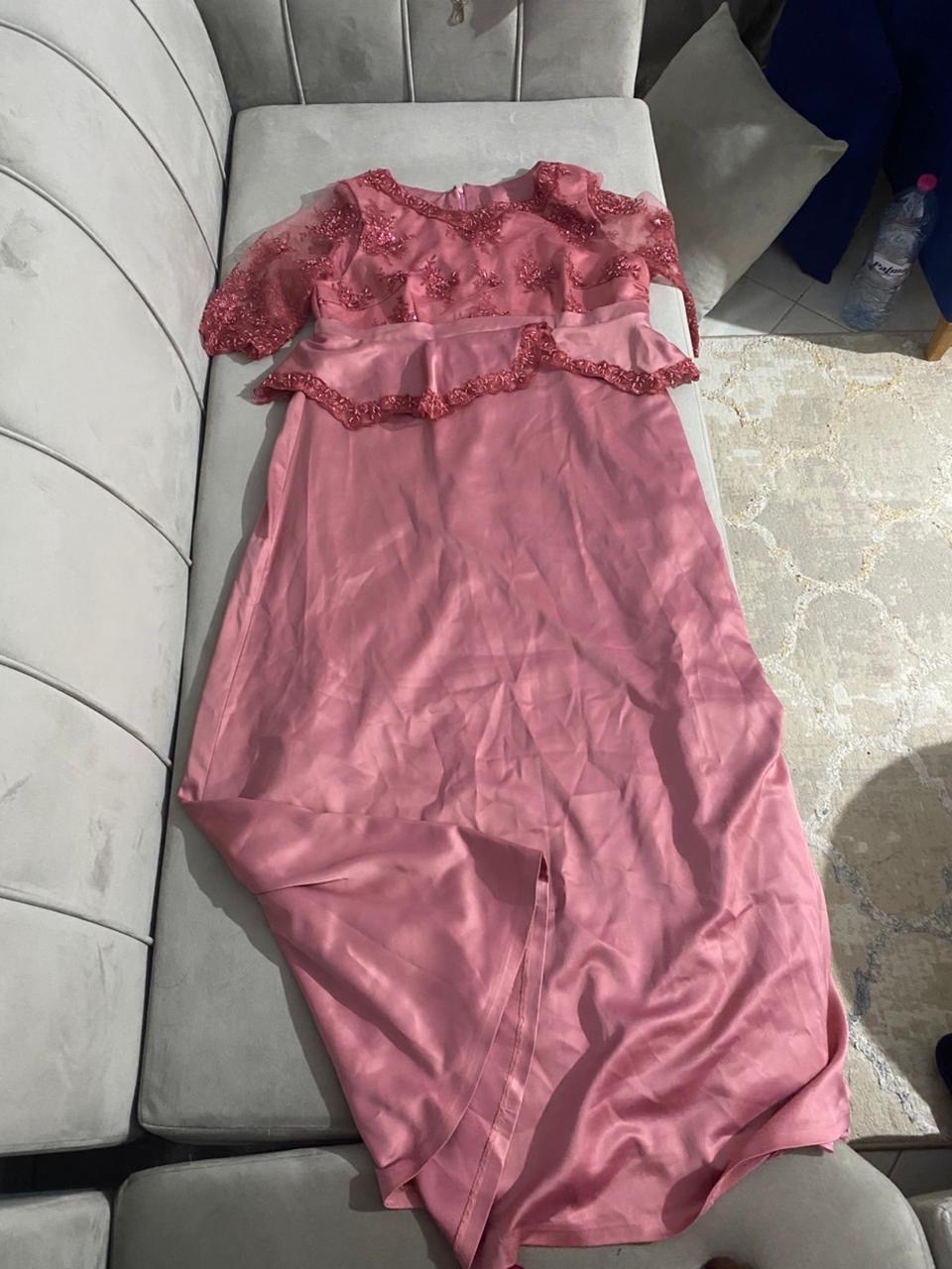 Robe soirée grand taille  taille 50 faite sur mesure porté 2 fois 