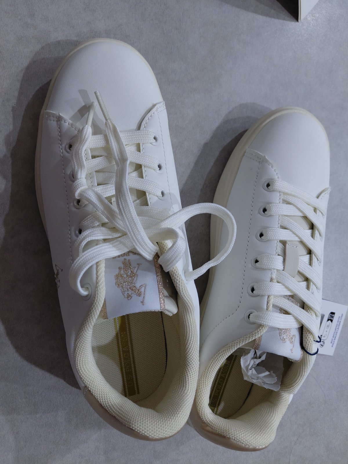 Baskets blanche u.s polo assn
