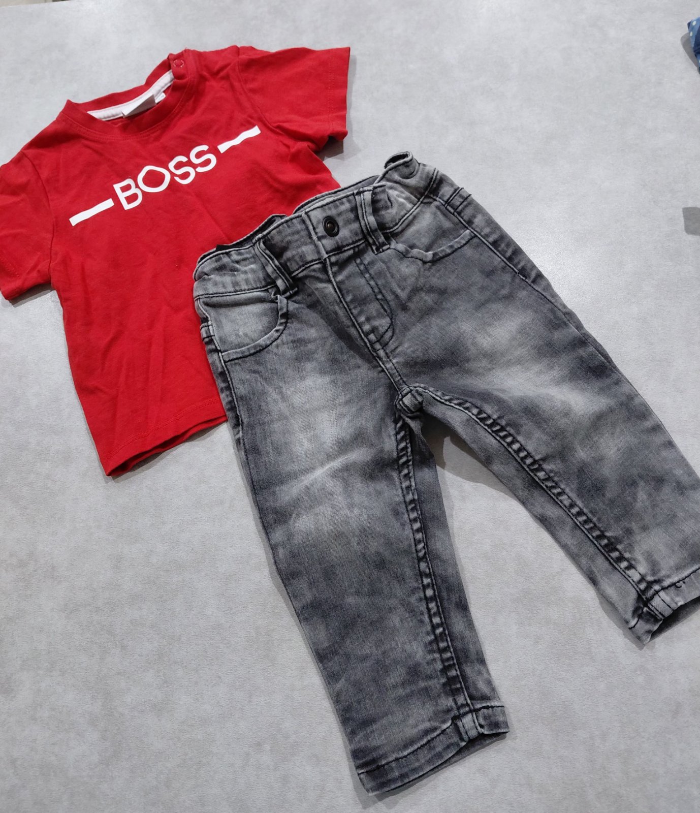 Pull de marque et pantalon pour bébé garçon de 6 mois