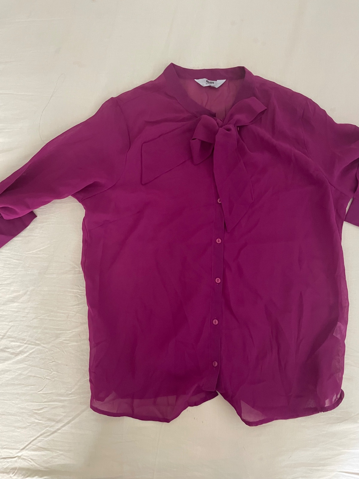 Chemise prune taille 40/42