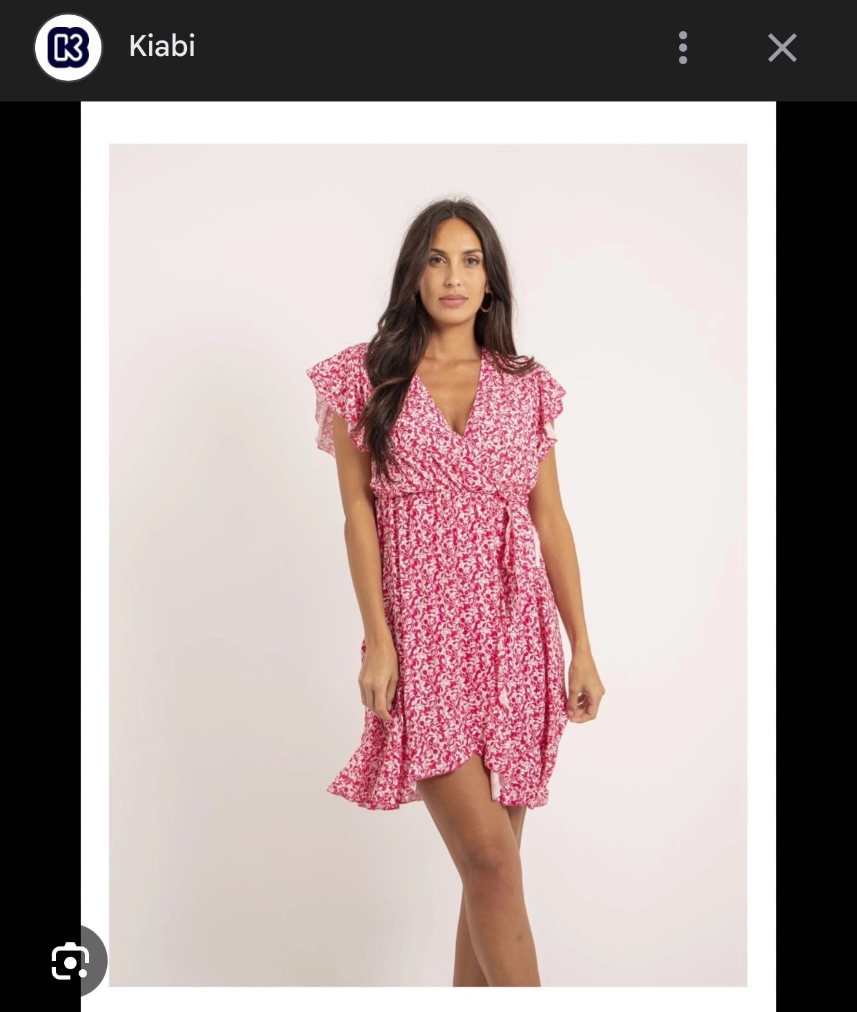 Robe en rose blanc grande taille 44/46