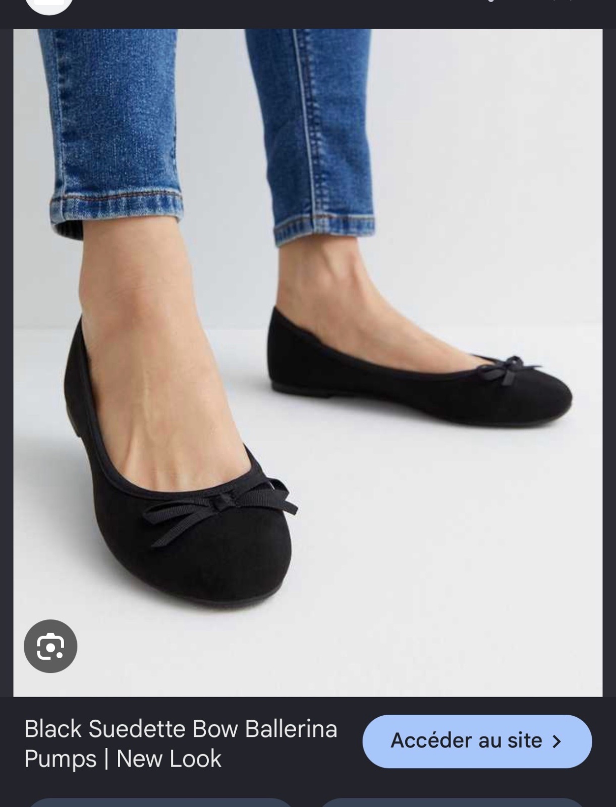 Ballerines graceland noir en daim 41/42