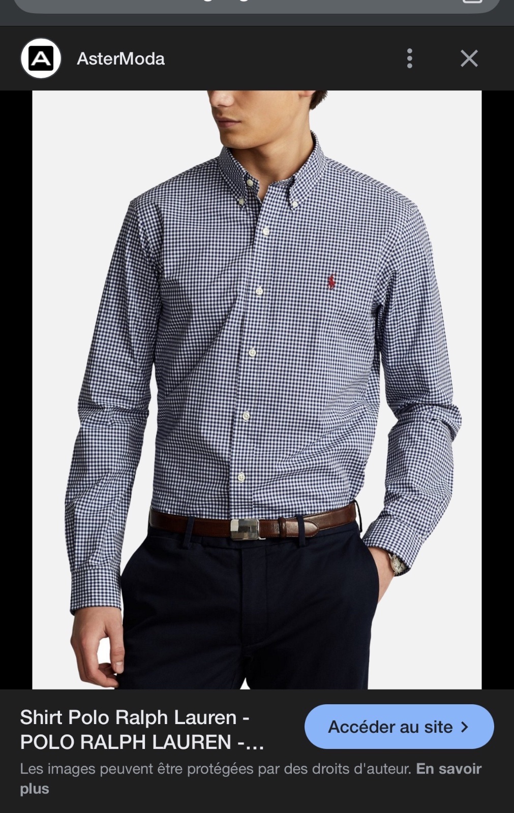 Chemise polo Ralph Lauren noir a logo rose 2xxl 