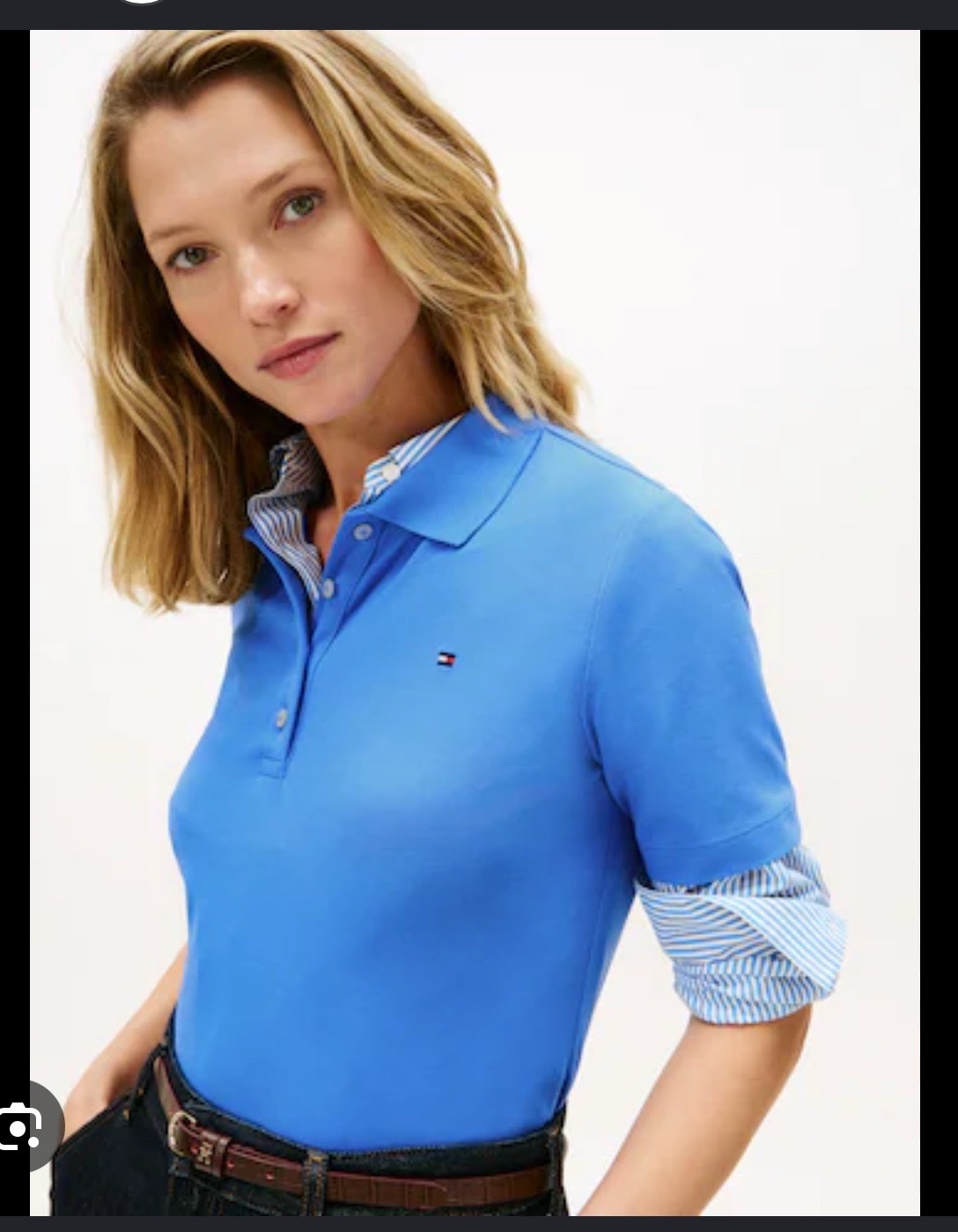 Tshirt Tommy Hilfiger femme turquoise 38/40