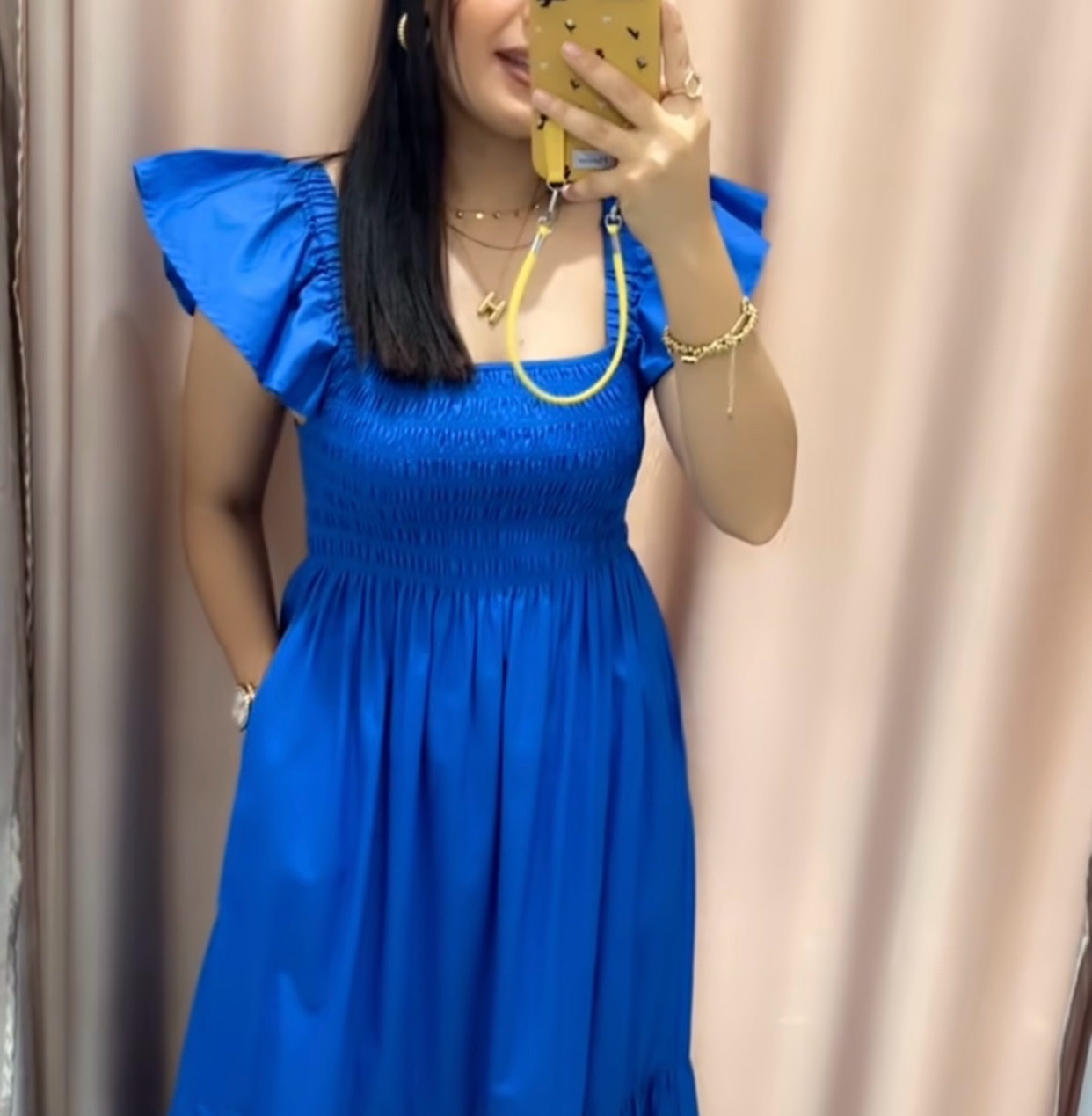 Robe milongue bleu 40/42