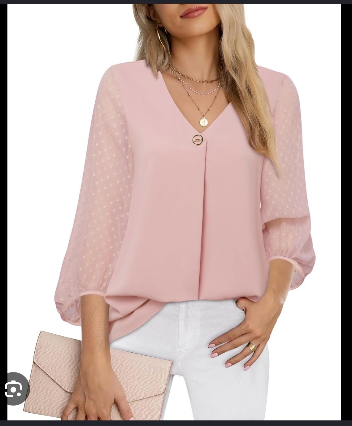 Chemise avec lanches ballons en tuile grande taille 46/48