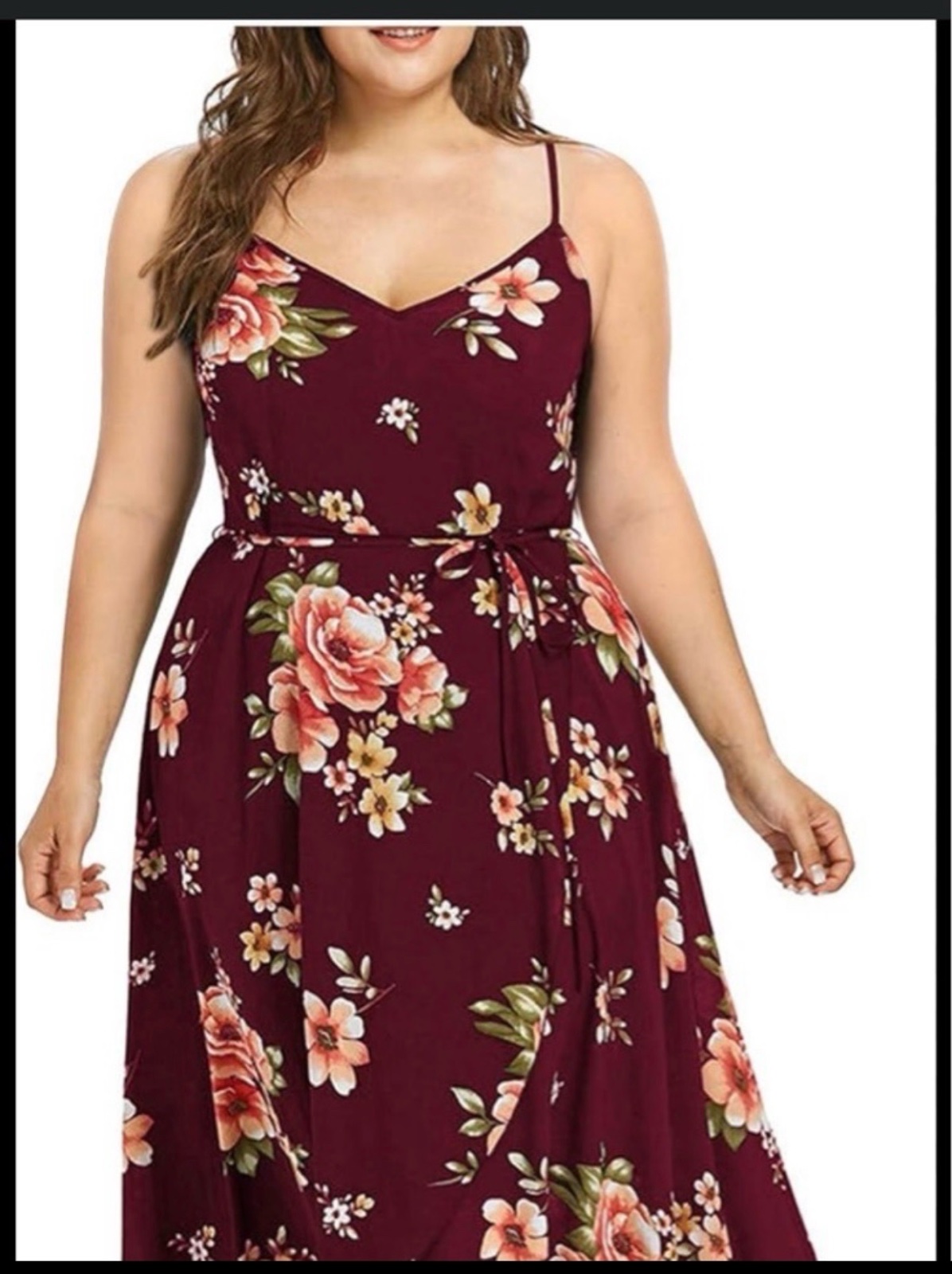Robe longue grande taille bpc 44/46 effet satin 