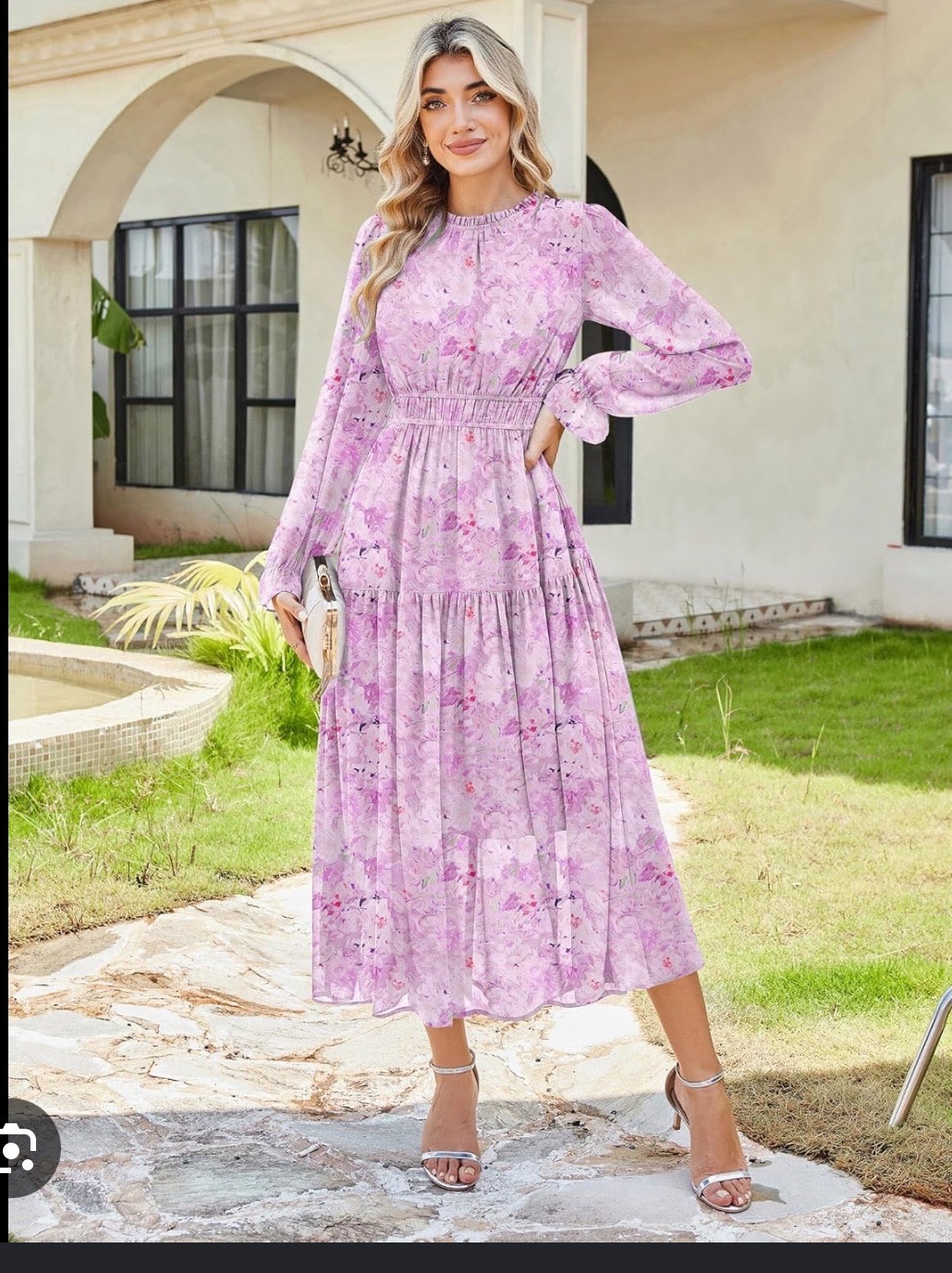 Une Robe merveille florale milongue 42/44