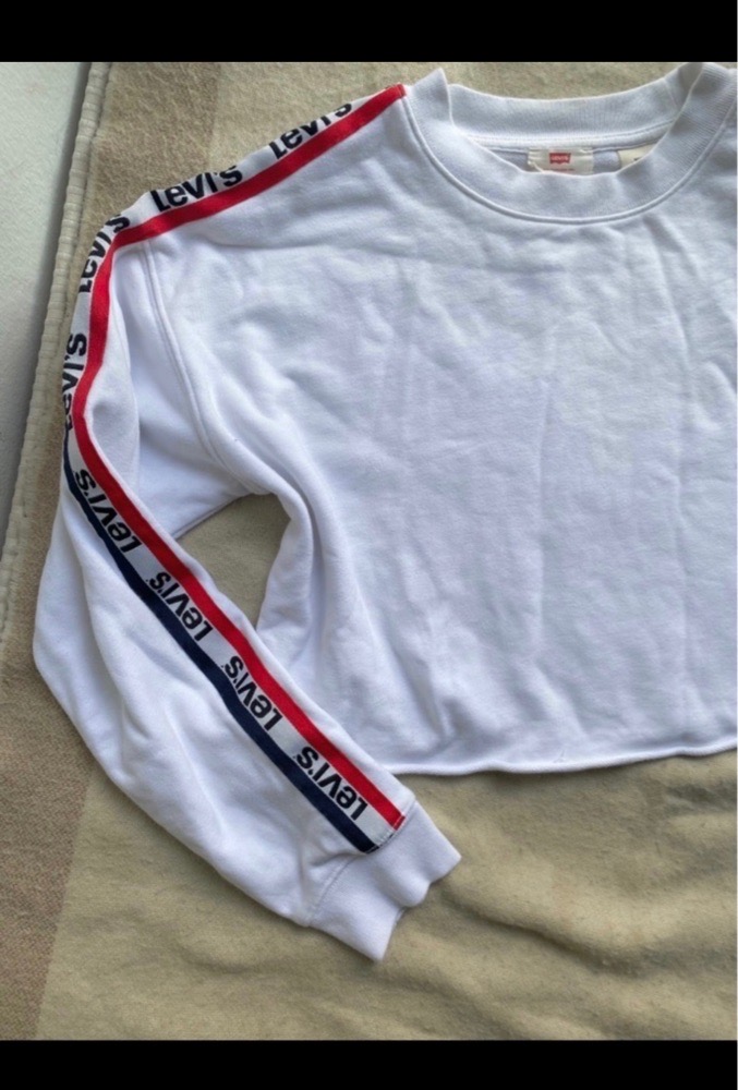 Top levis femme avec bande logo sur les manches  xxs/xs/s