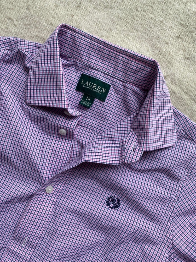 Chemise ralph lauren xs/s violet authentique 