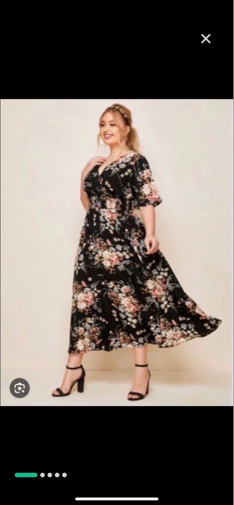 Robe shein longue grande taille shein 44/46