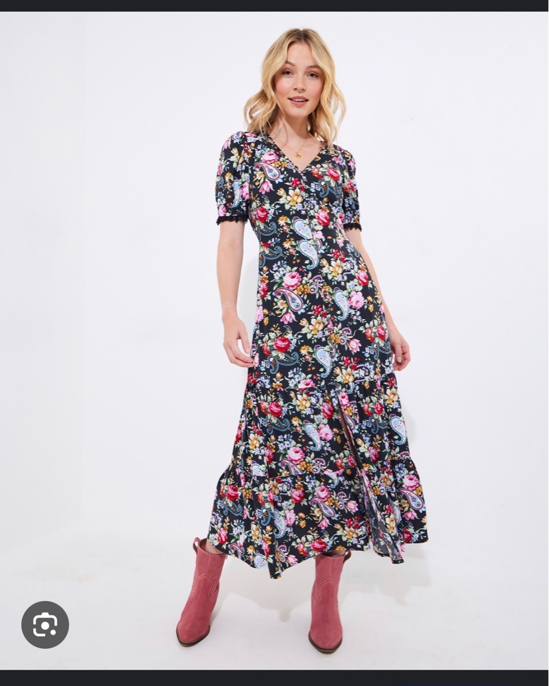 Robe milongue florale 44/46