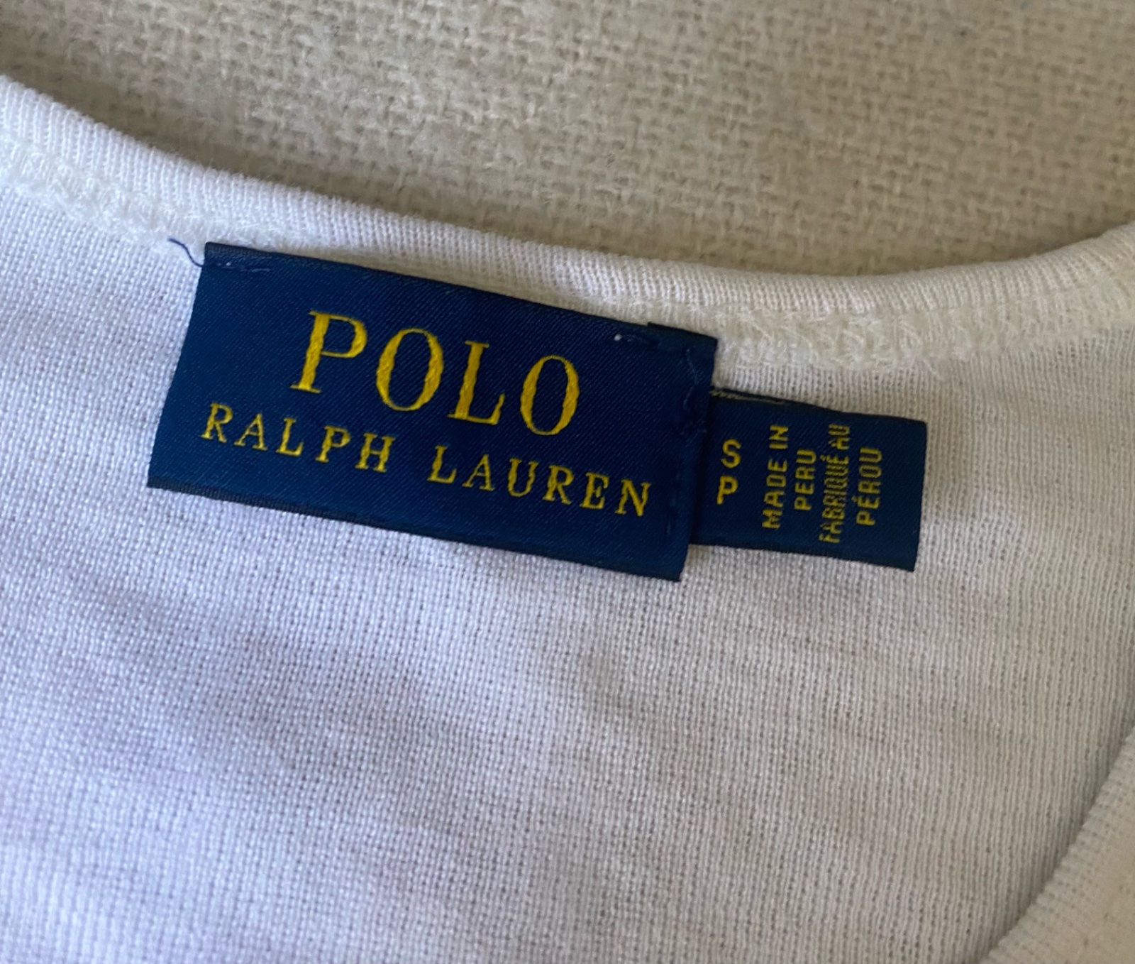 Pull Polo Ralph lauren femme avec logo en coton S/M
