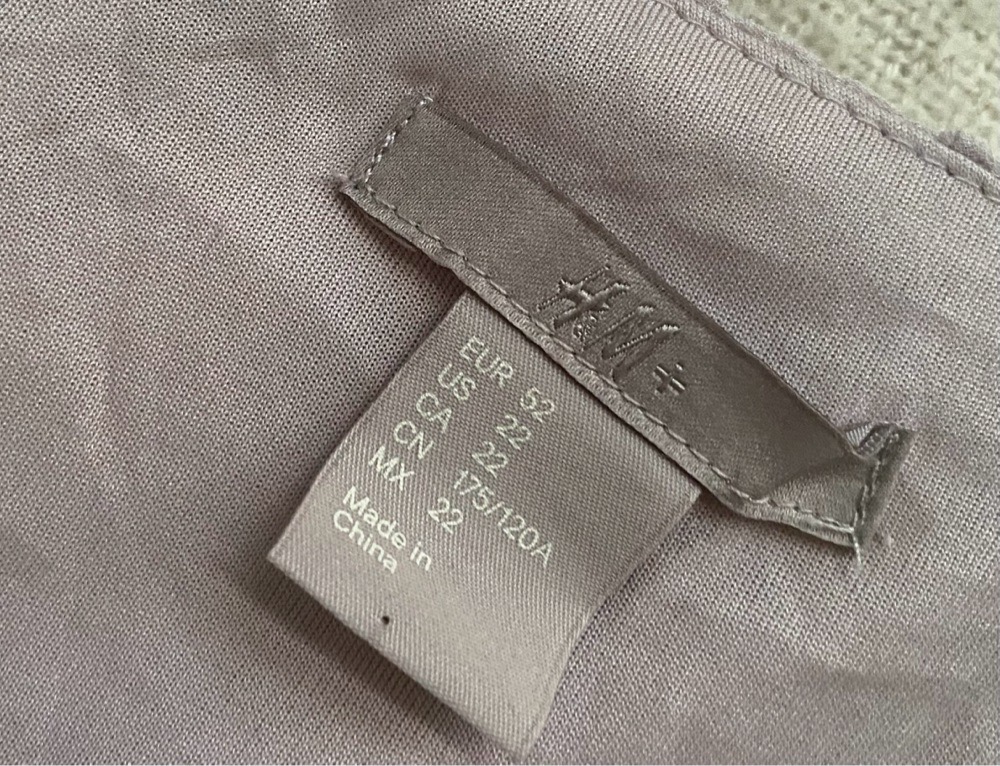 Robe H&M gris grande taille midi 50/52