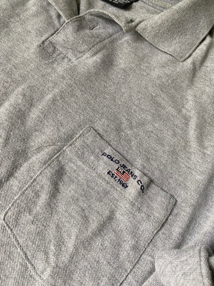 Pull gris Polo jeans Ralph lauren unisex 42/44