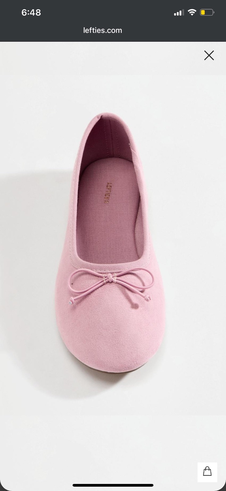 Ballerines Lefties a papillon filles en daim rose bebe 35/36