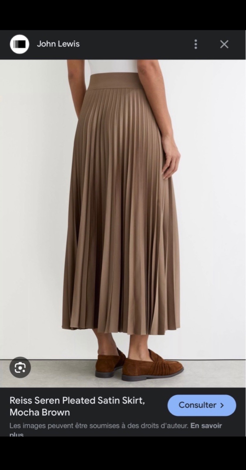 Jupe miloongue camel plissee avec ticket made in italy L