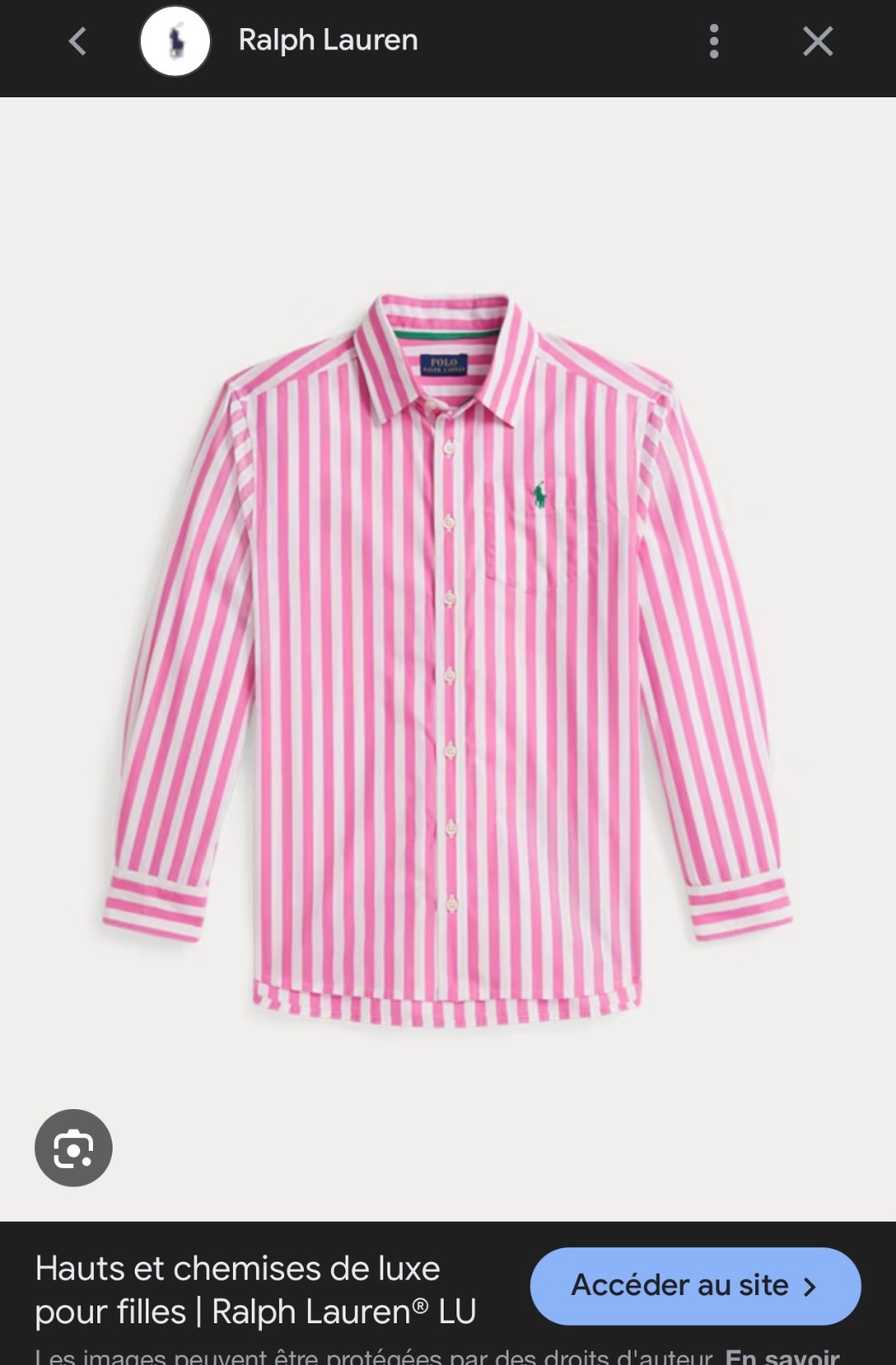 Chemise Polo Ralph lauren enfants unisex 12/14ans 