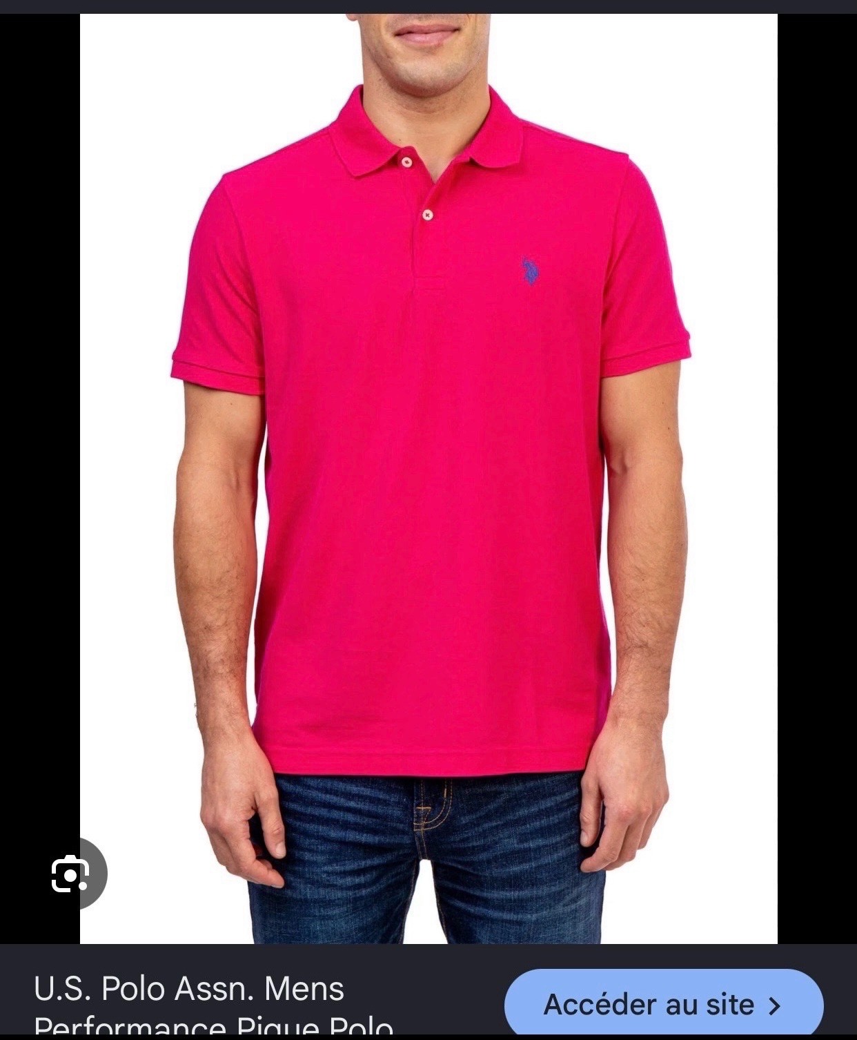 Tshirt Us Polo assn rose a logo turquoise 40/42