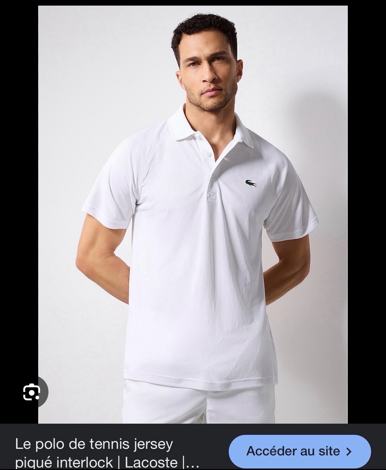 Tshirt Lacoste model unisex grande taille a logo 46/48