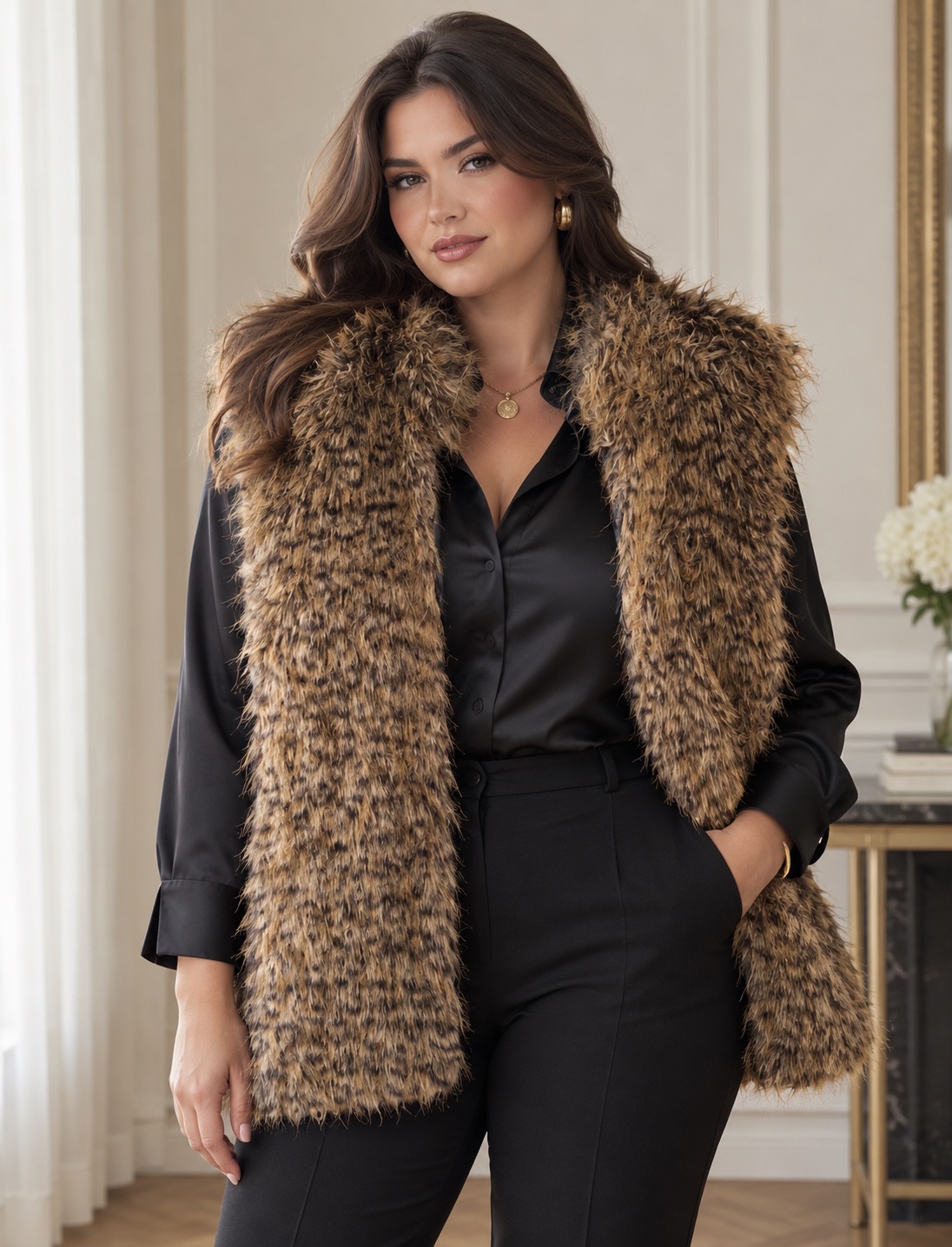 Veste forur sans manches 42/44/46 ca taille grand 