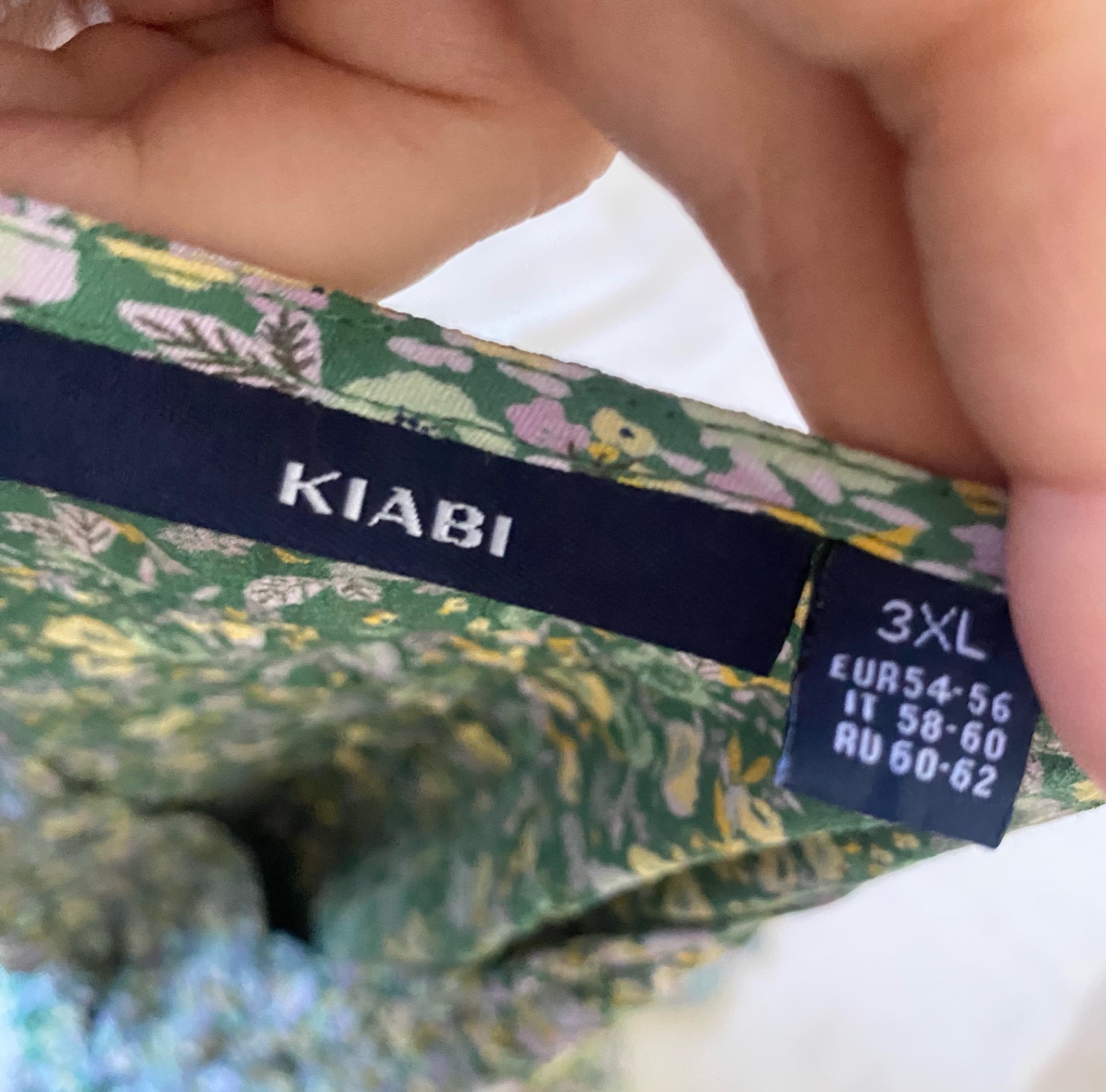 Robe chemise Kiabi curves florale grande taille 52/54