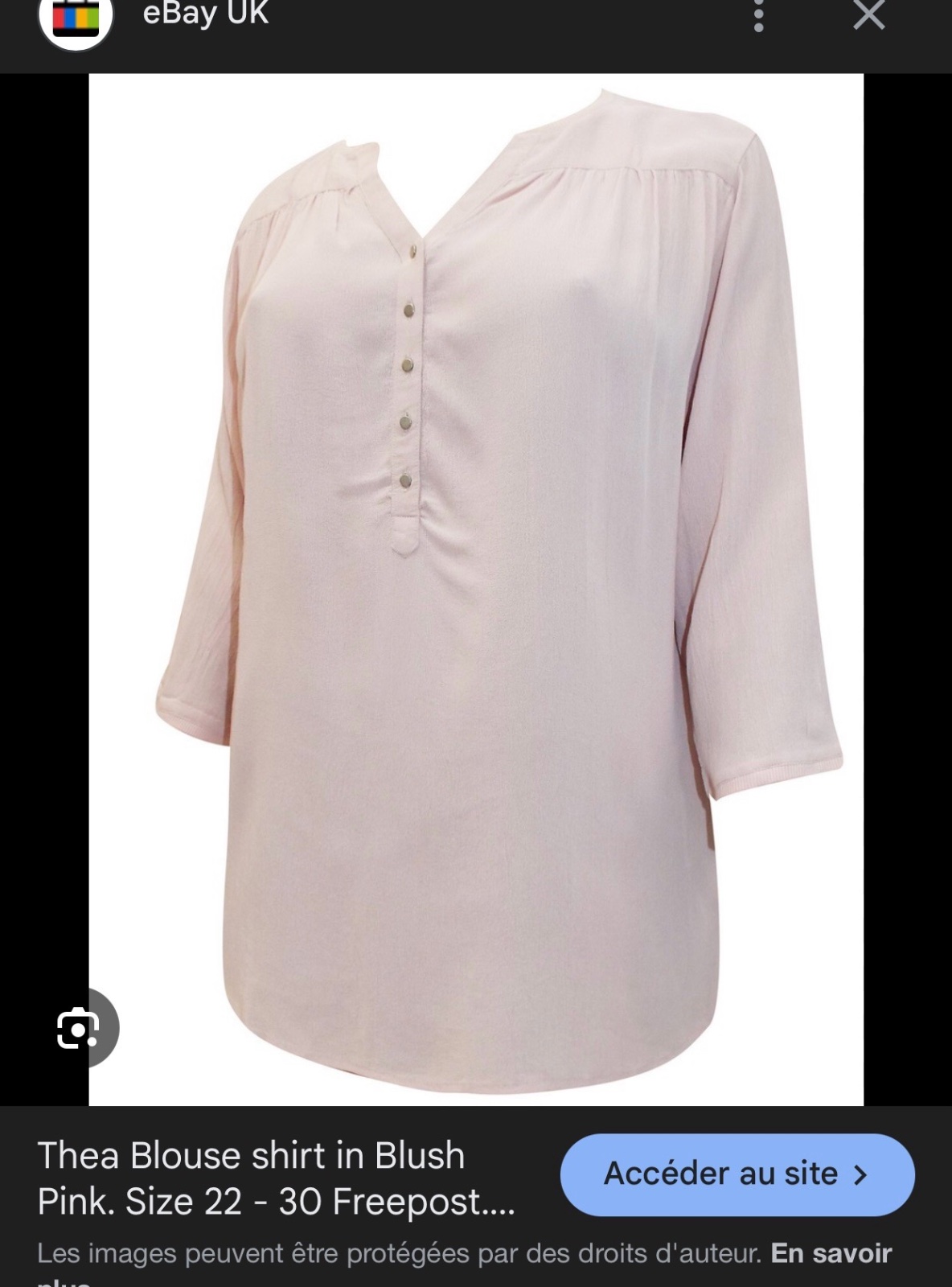 CHemise femme Janina rose clair grande taille 50/52