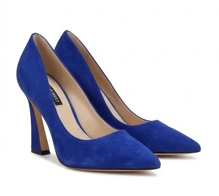 Talon bleu monaco suede NineWest 38,5
