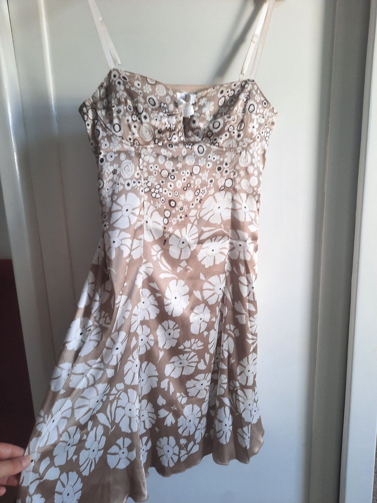 Robe effet satinée 